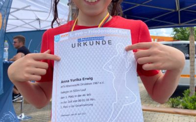 2. Platz beim EVO Friedensdorf RUN