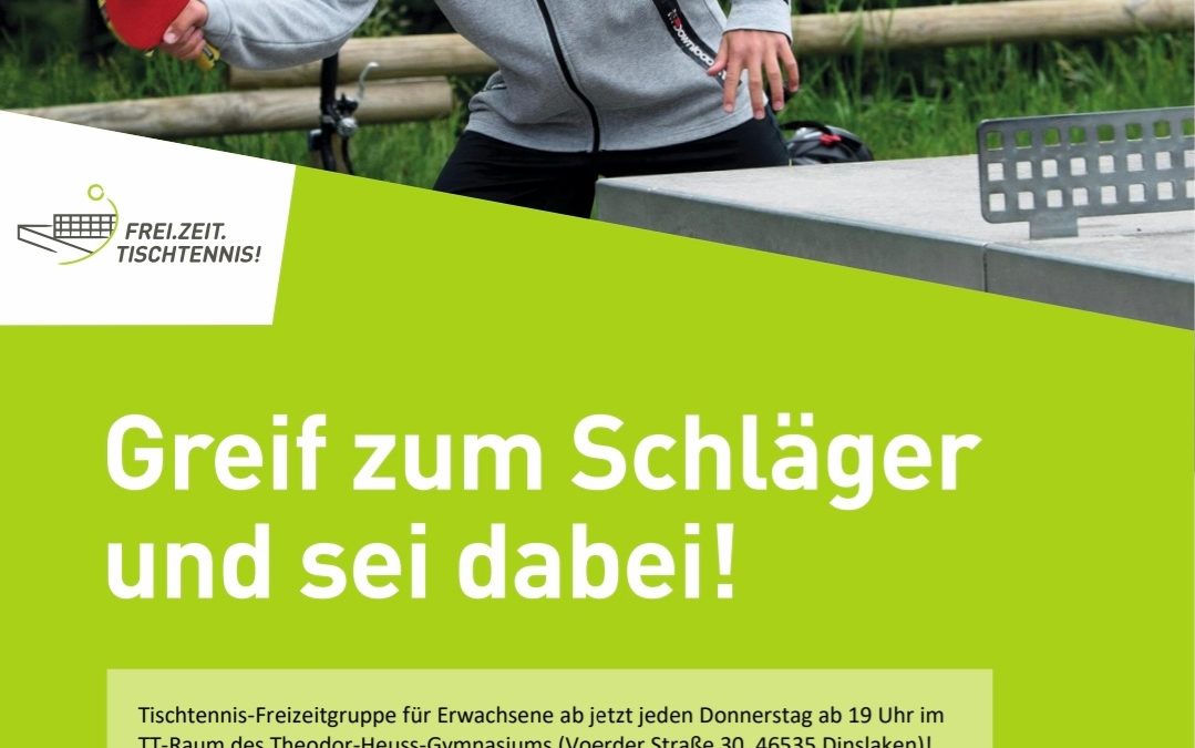 Tischtennis-Freizeitgruppe für Erwachsene