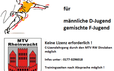 Der MTV sucht Trainer für die Jugend