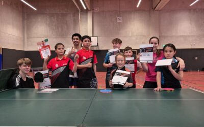 Nachwuchs absolviert das TT-Sportabzeichen