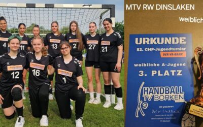 Weibliche A-Jugend – 3. Platz beim Turnier in Borken