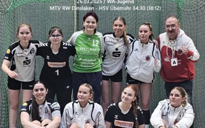 „Letztes Heimspiel der weiblichen A-Jugend – souveräner Auftritt der Mädels“.