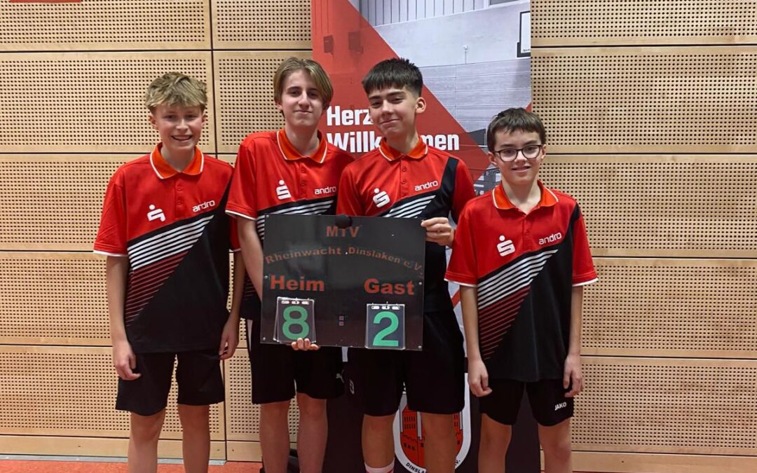 Ein erfolgreiches Wochenende für die Jugend des MTV Rheinwacht Dinslaken