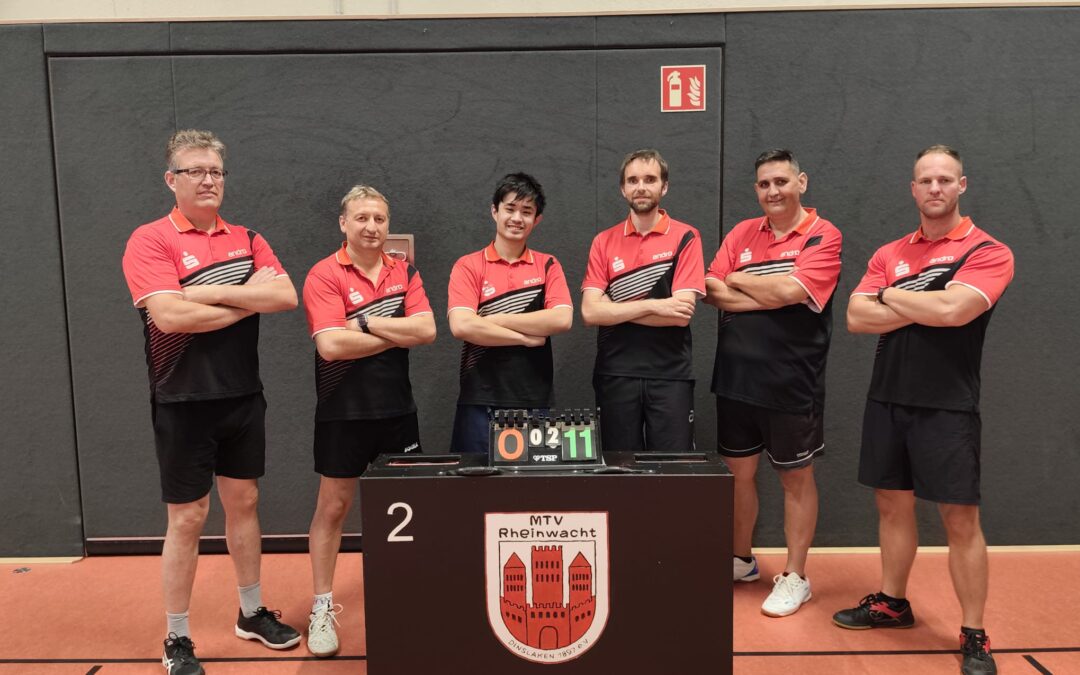 4te Mannschaft gewinnt unter der Woche beim TTC Homberg