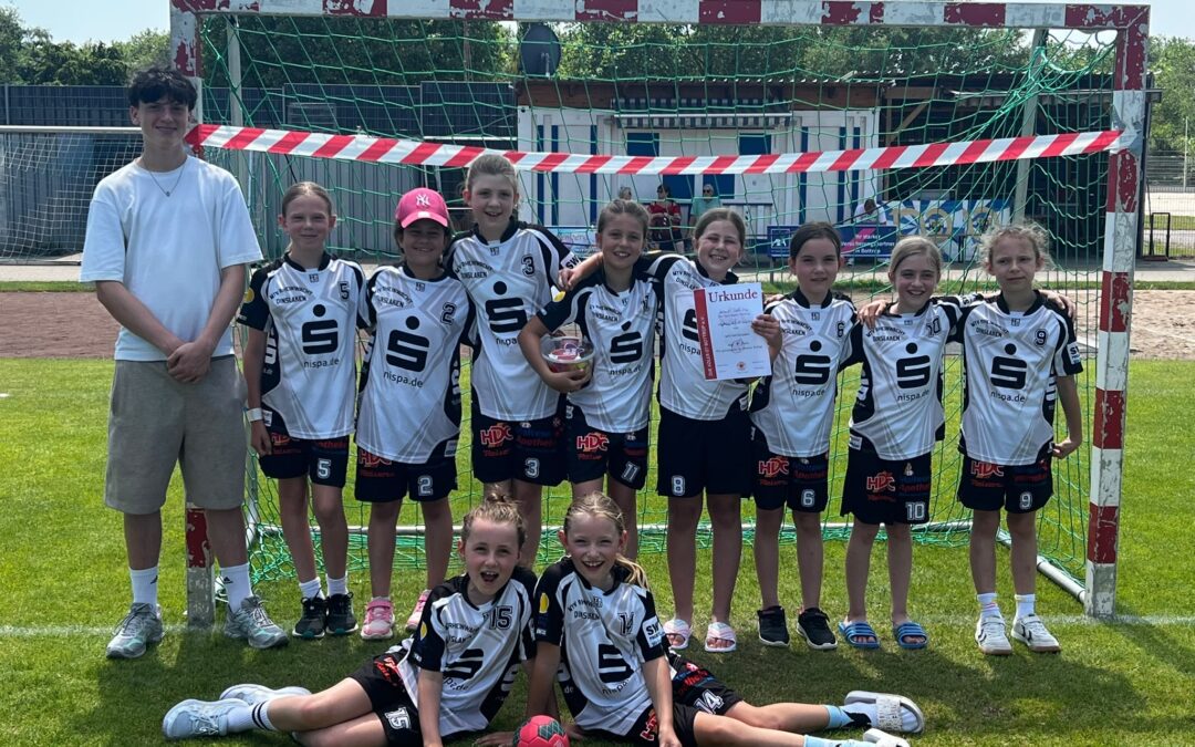 1.Platz für unsere weibl. E-Jugend
